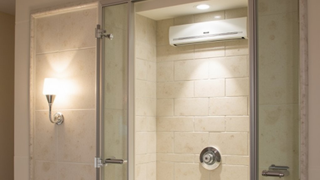 efficient bathroom fan heater light
