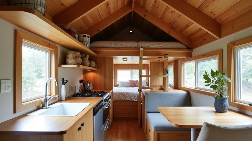 efficient tiny house storage