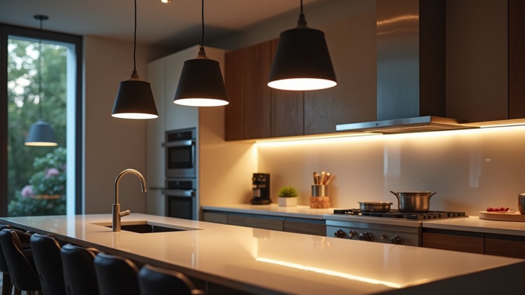 elegant adjustable led pendant