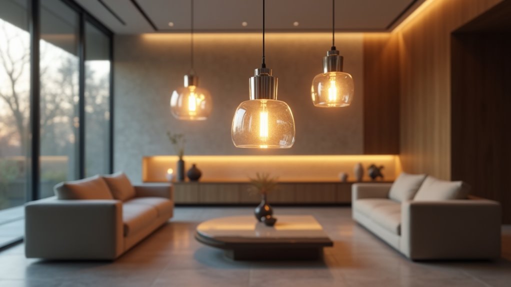 elegant adjustable pendant lighting