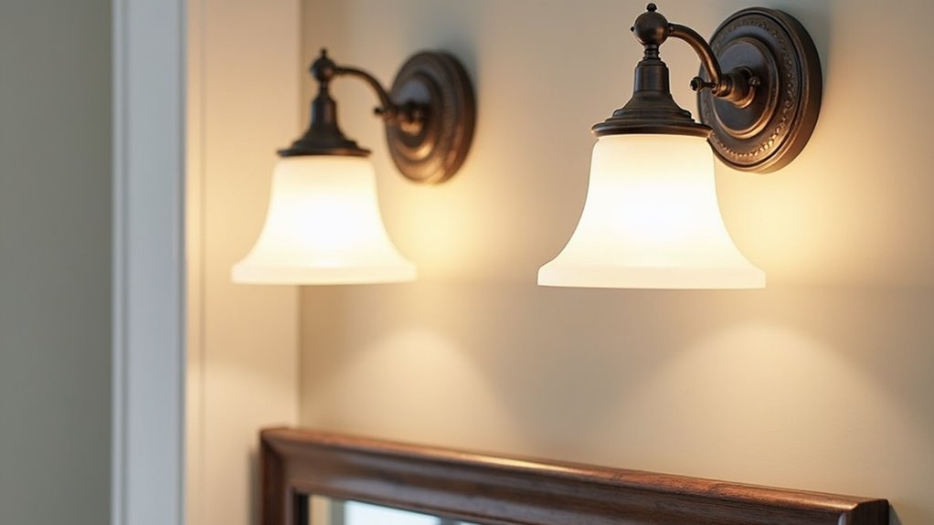 elegant bronze wall lighting