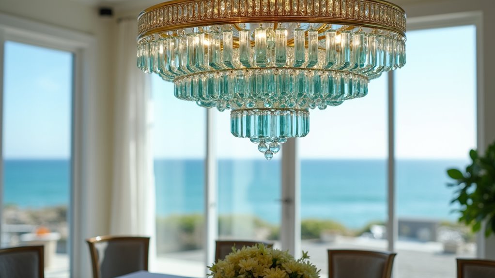 elegant coastal chandelier design