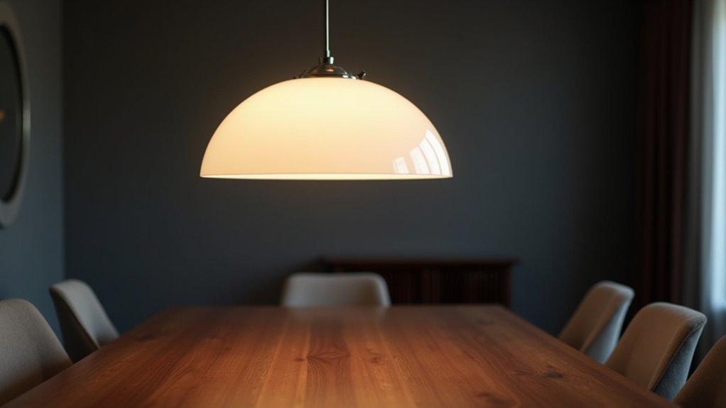 elegant frosted glass lighting