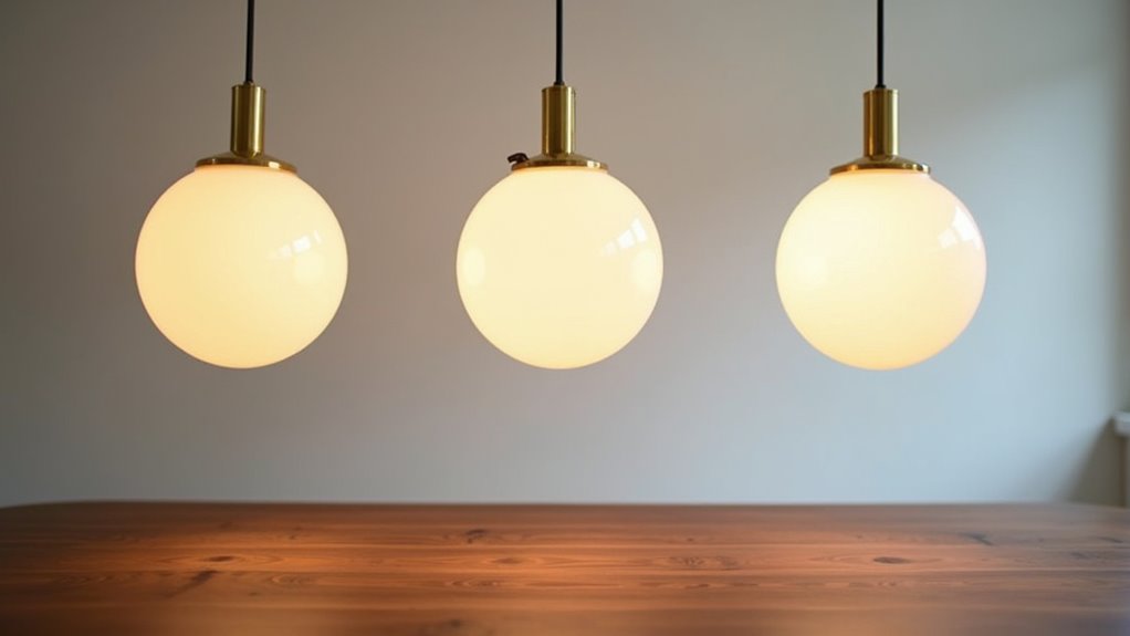 elegant globe pendant lighting