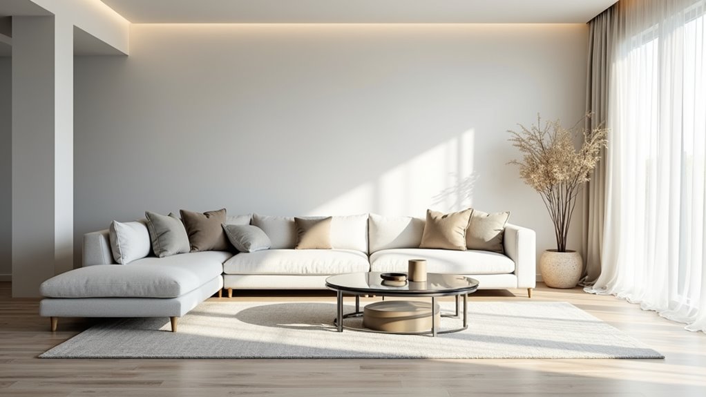 elegant light gray decor