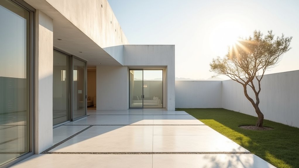 elegant minimalist outdoor spaces