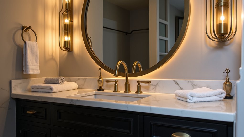elegant modern bathroom fixtures