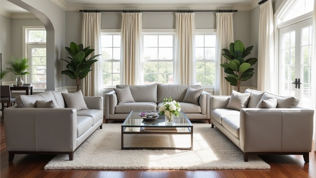 elegant modern transitional design