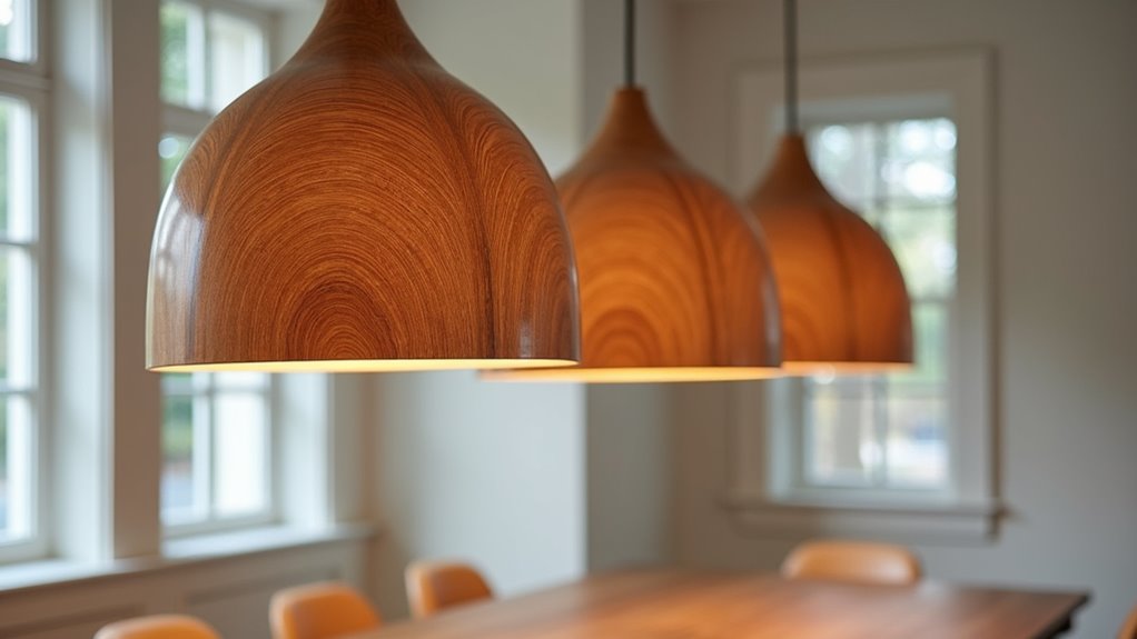 elegant sustainable oak lighting