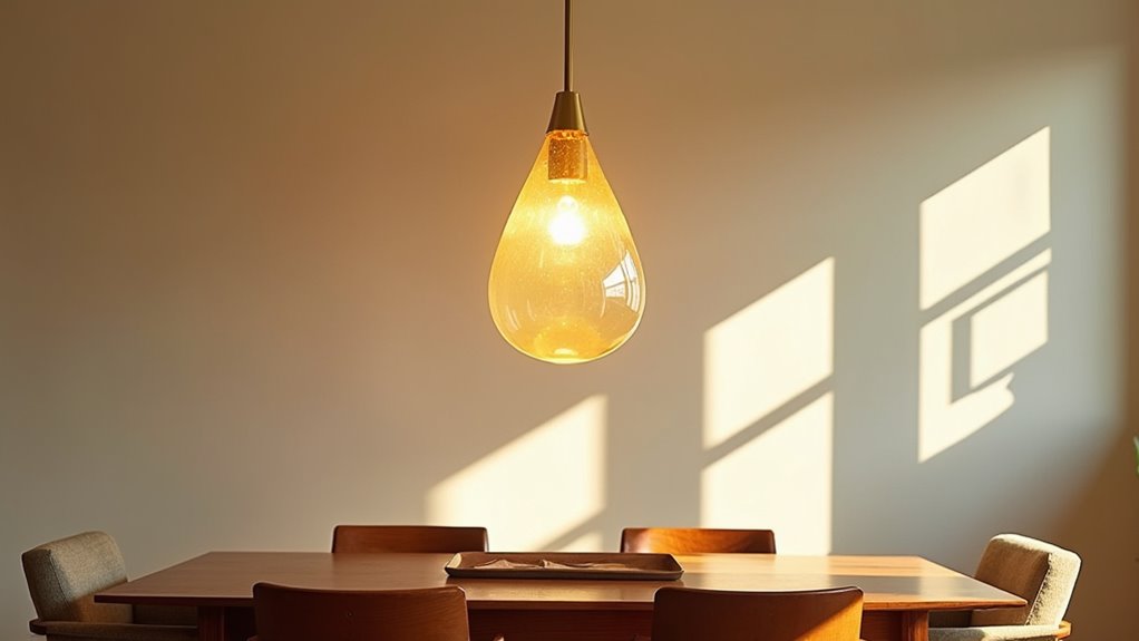 elegant teardrop pendant lighting