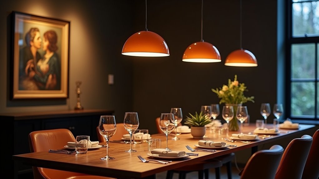 elevated dining through lighting