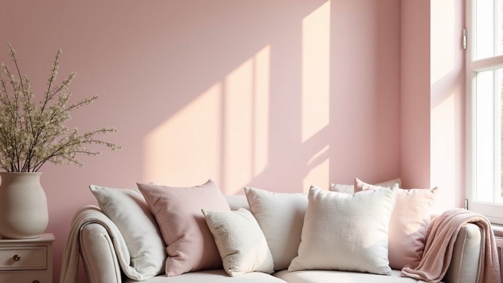 enchanting grey pink elegance