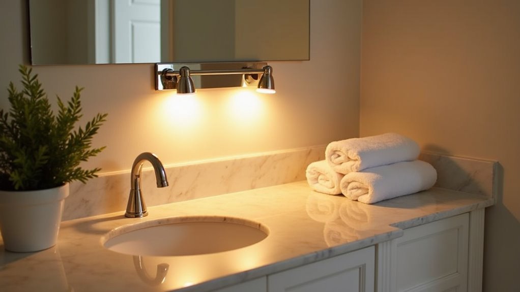 energy efficient bathroom lighting