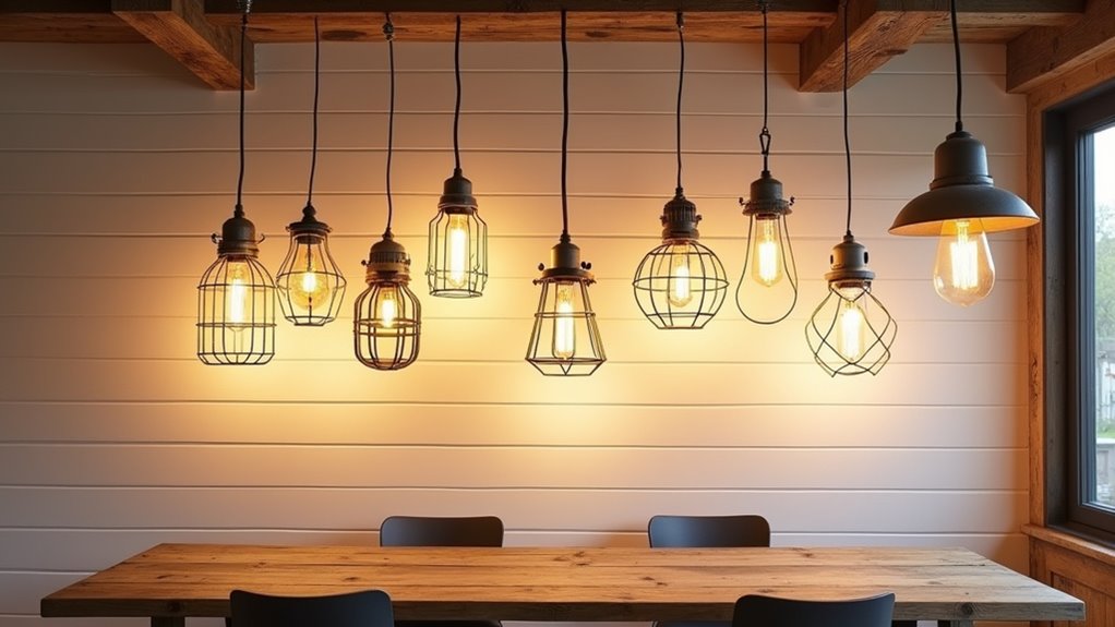 farmhouse dining room lighting