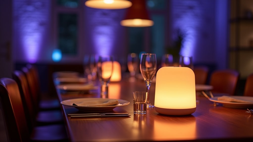 flexible dining ambiance lighting