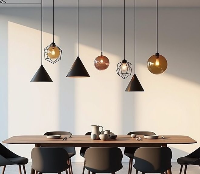 7 Best Geometric Dining Room Lights for Modern Homes in 2025