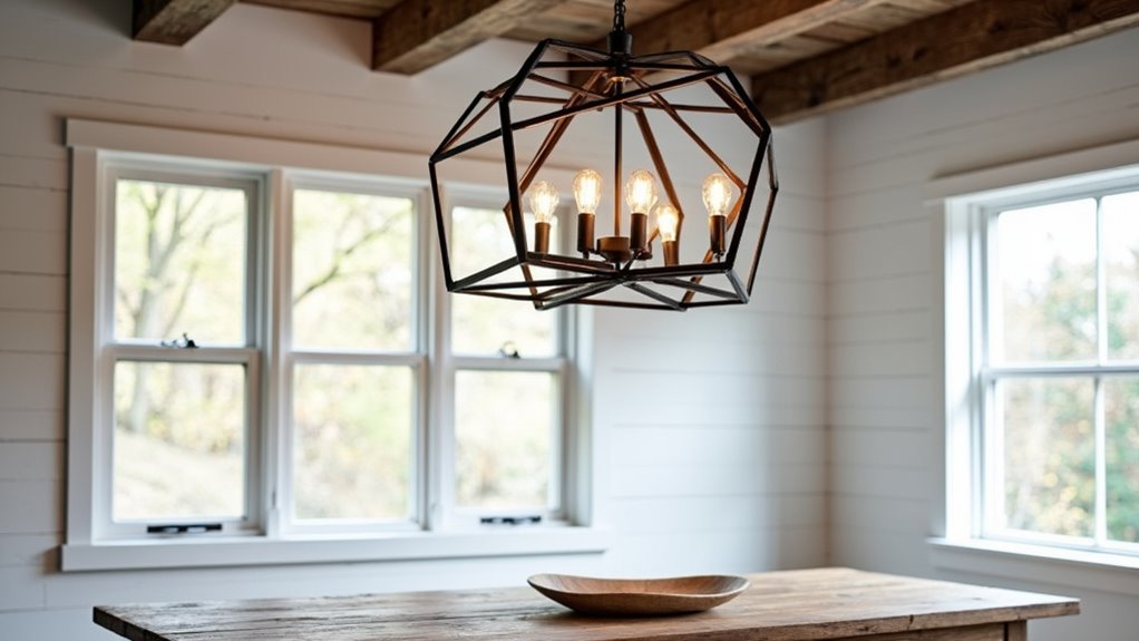 geometric farmhouse chandelier designs