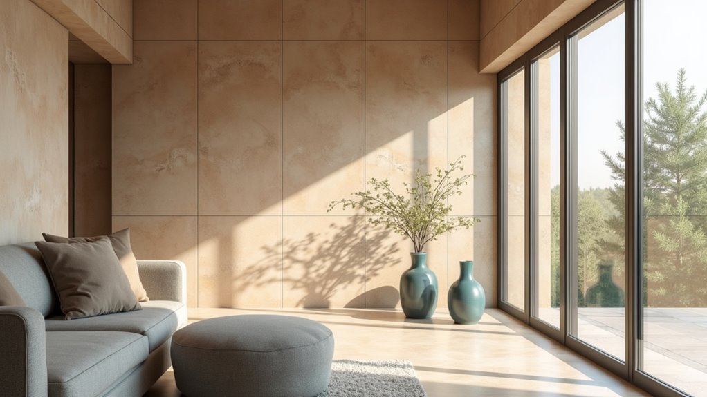 harmonious light brown tones