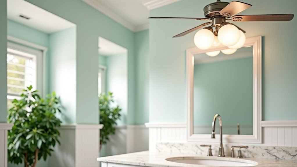 hunter garden district bathroom fan