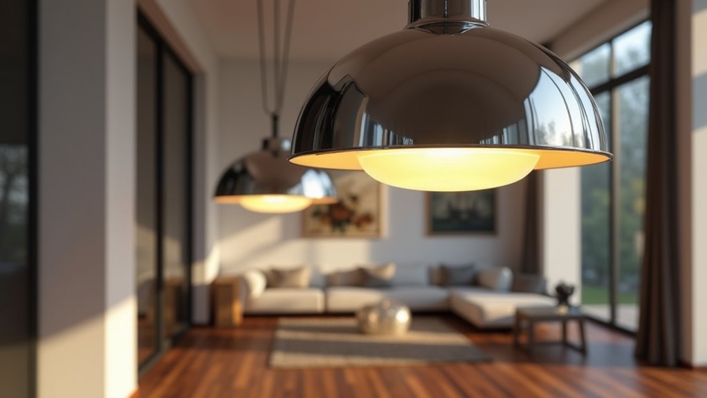industrial sleek metal shades