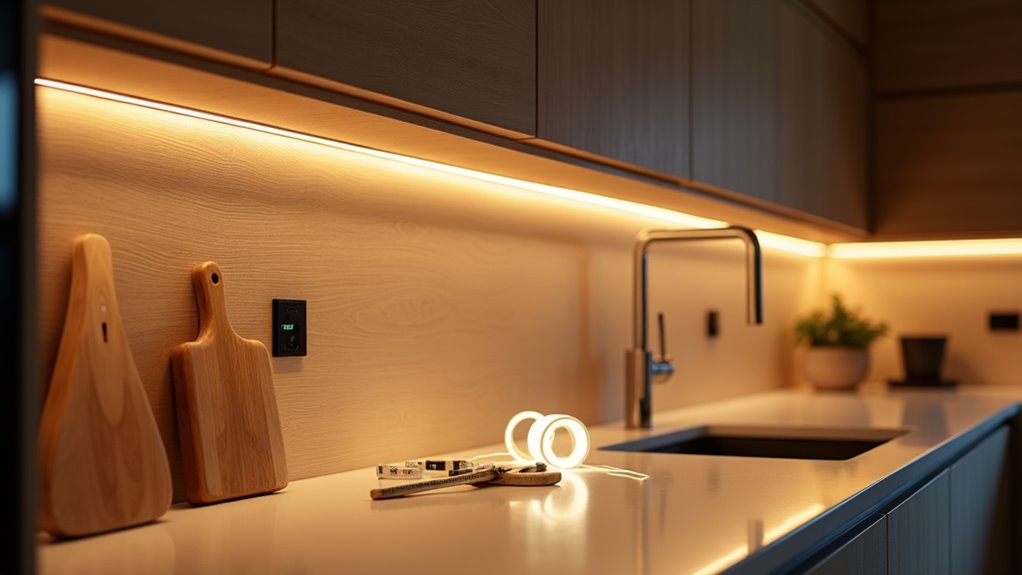 install kitchen cabinet lighting
