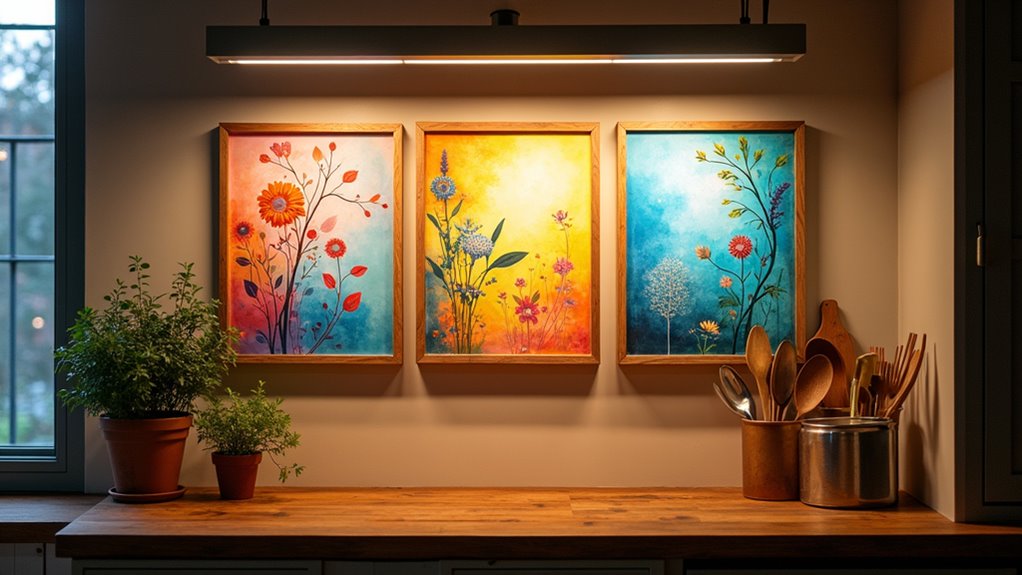 interchangeable kitchen artwork panels