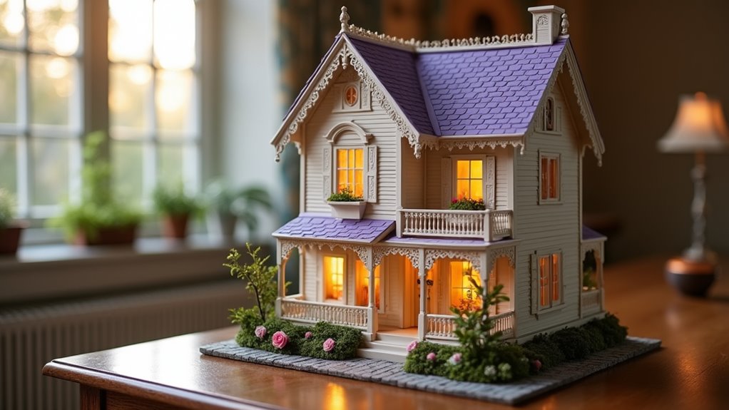 intricate victorian miniature craftsmanship