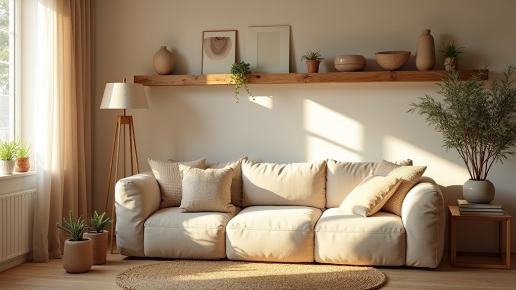 inviting warmth through natural textures