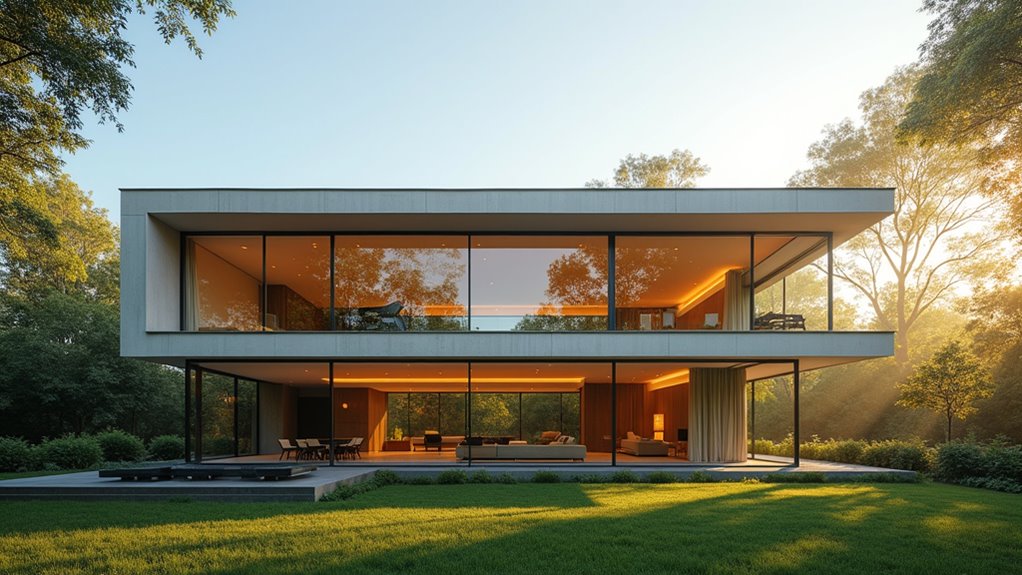 large windows enhance space