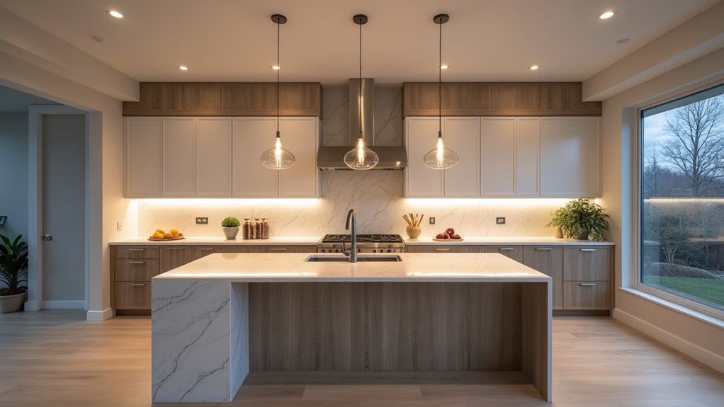 layered lighting creates ambiance