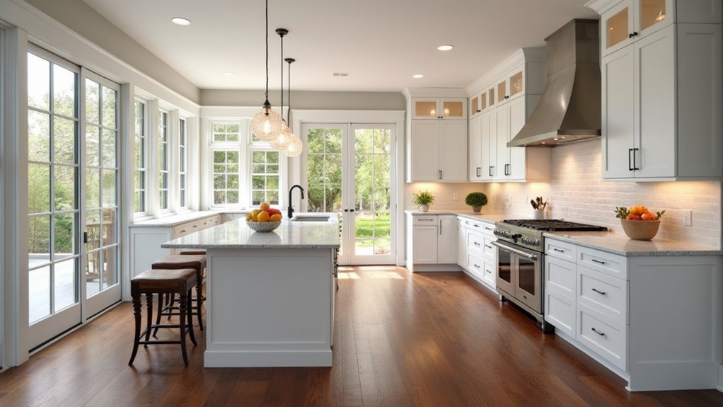layered lighting enhances kitchens