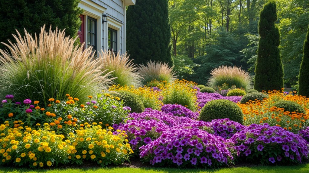 layered planting enhances landscapes