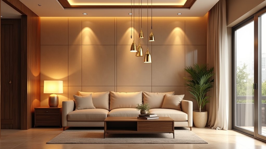 layered warm ambient lighting