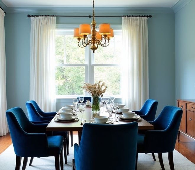 5 Stunning Light Blue Dining Room Inspirations