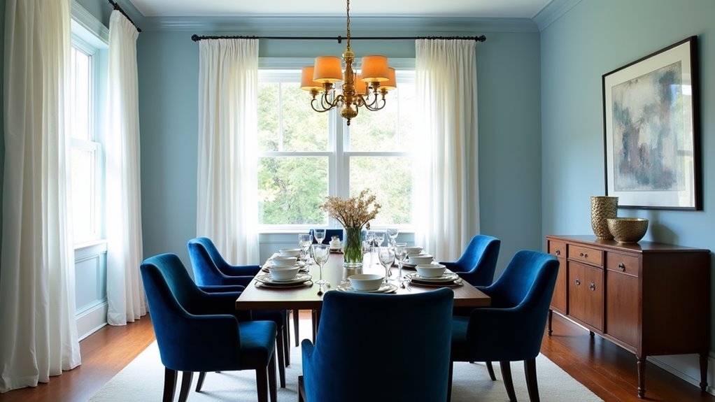 light blue dining room ideas