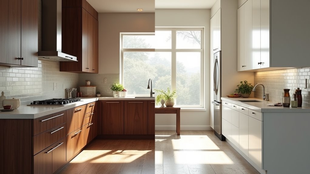 light cabinets enhance resale value