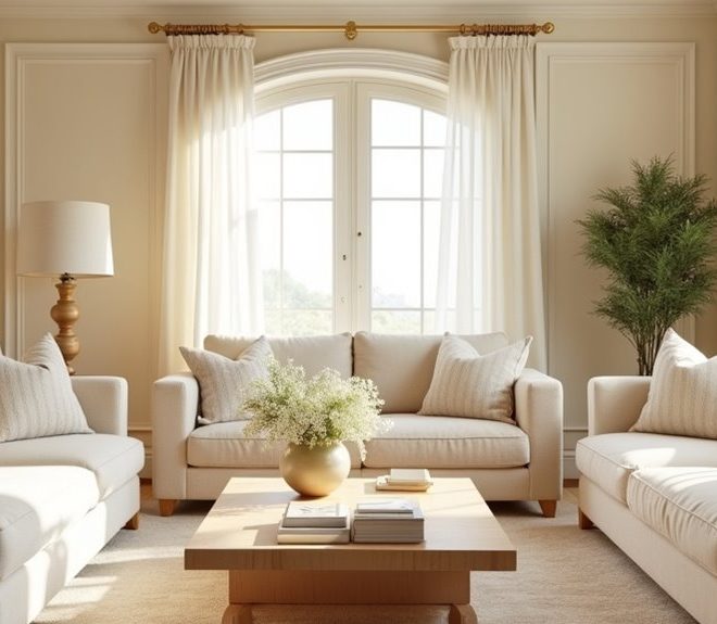 7 Stunning Ideas for a Light Cream Living Room Design