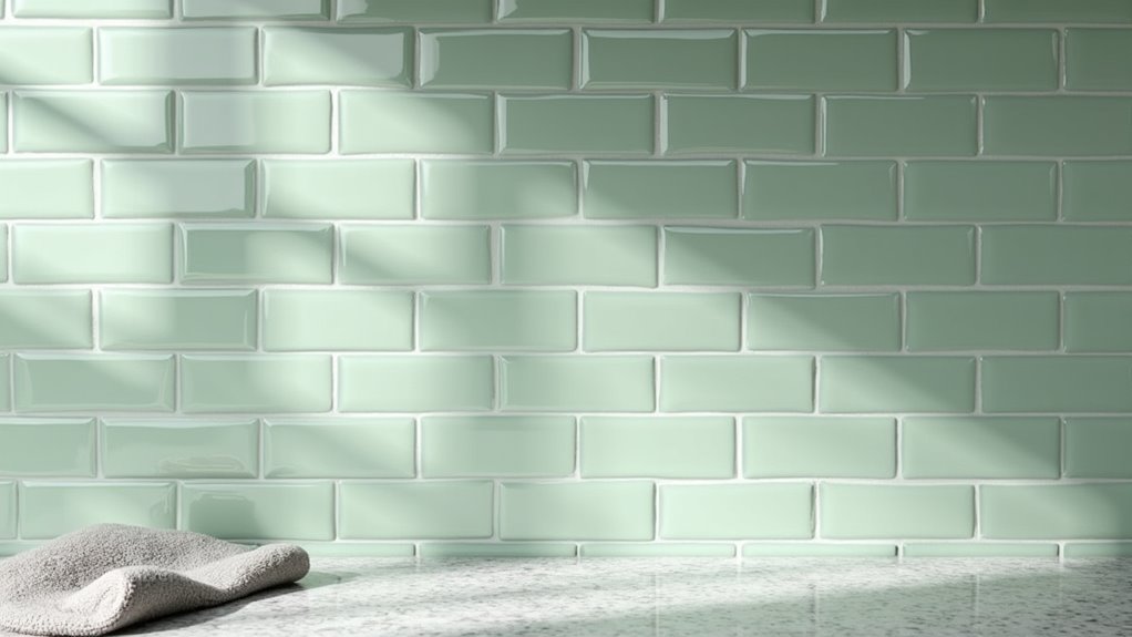 light green tile maintenance