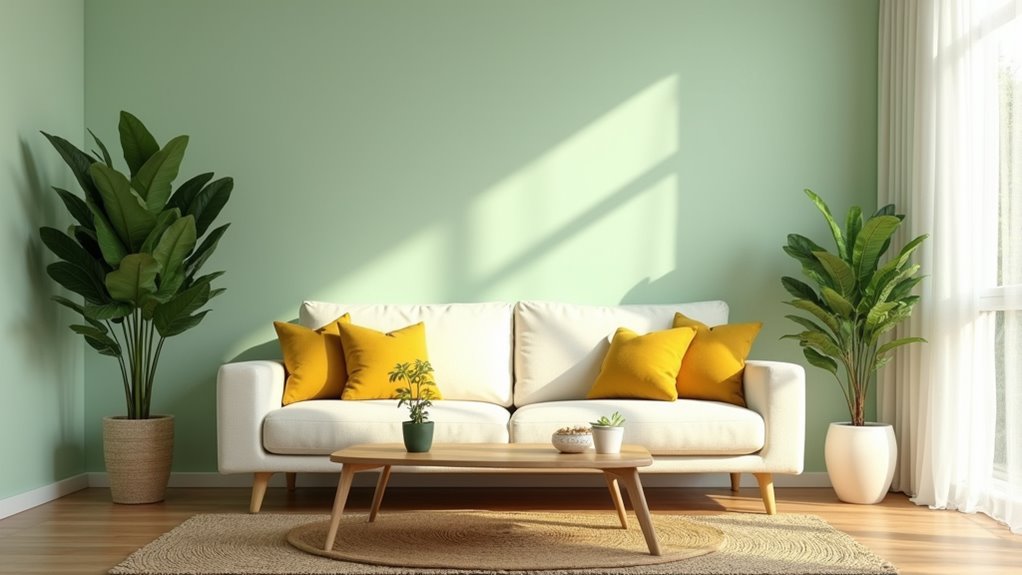 light green wall styling tips