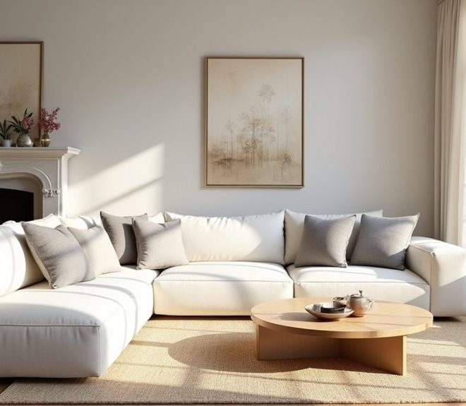 3 Tips for a Stunning Light Grey and Cream Living Room