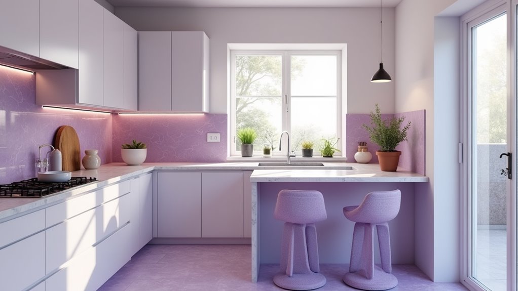 light purple kitchen ideas