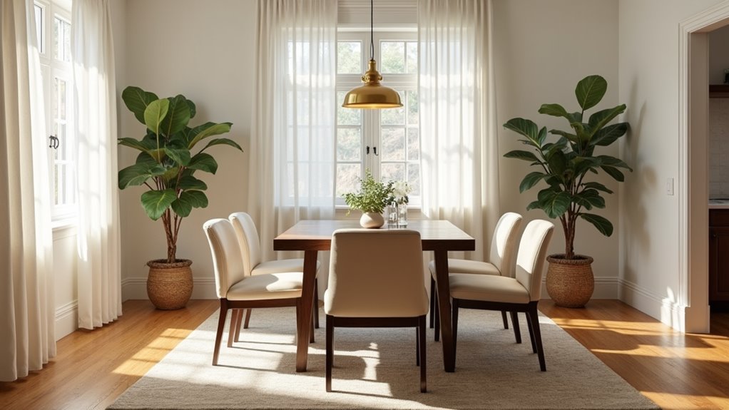 light wood floor styling