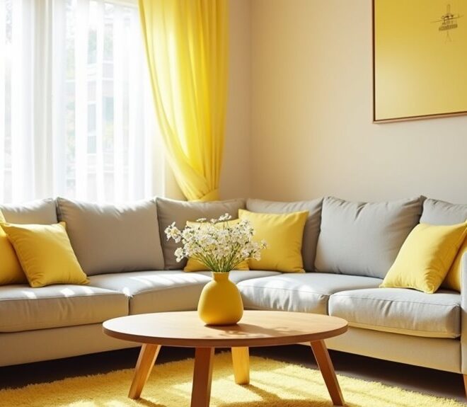 5 Tips for Incorporating Light Yellow Color in Your Living Room