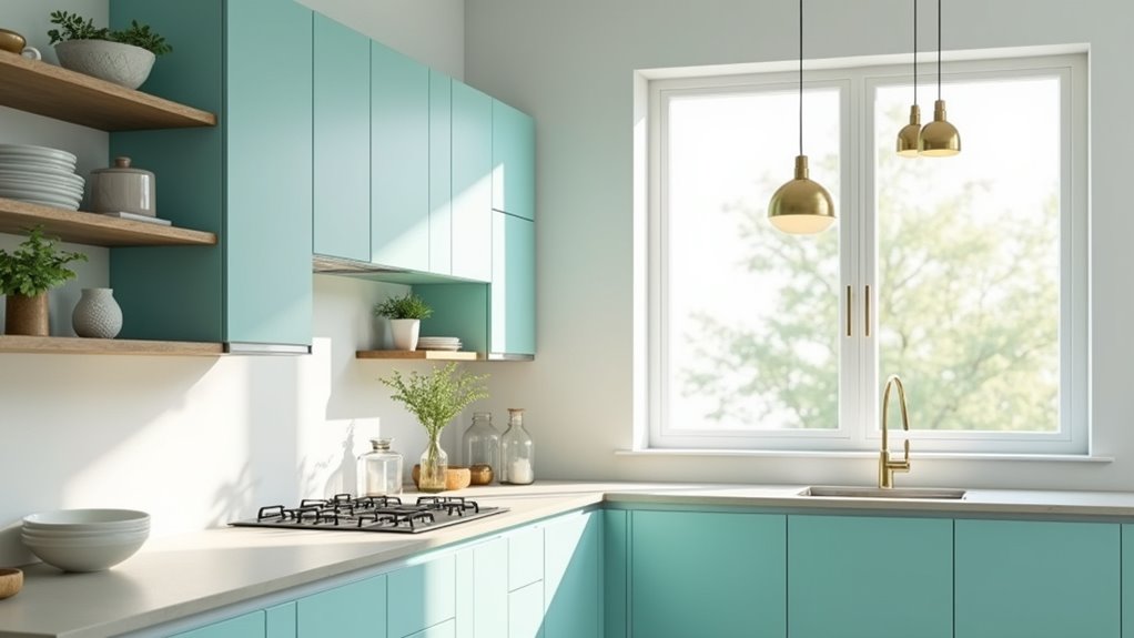 lighting enhances light aqua