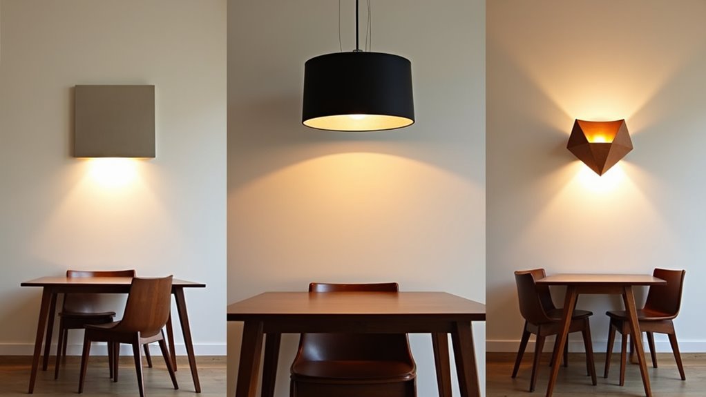 low ceiling dining lights