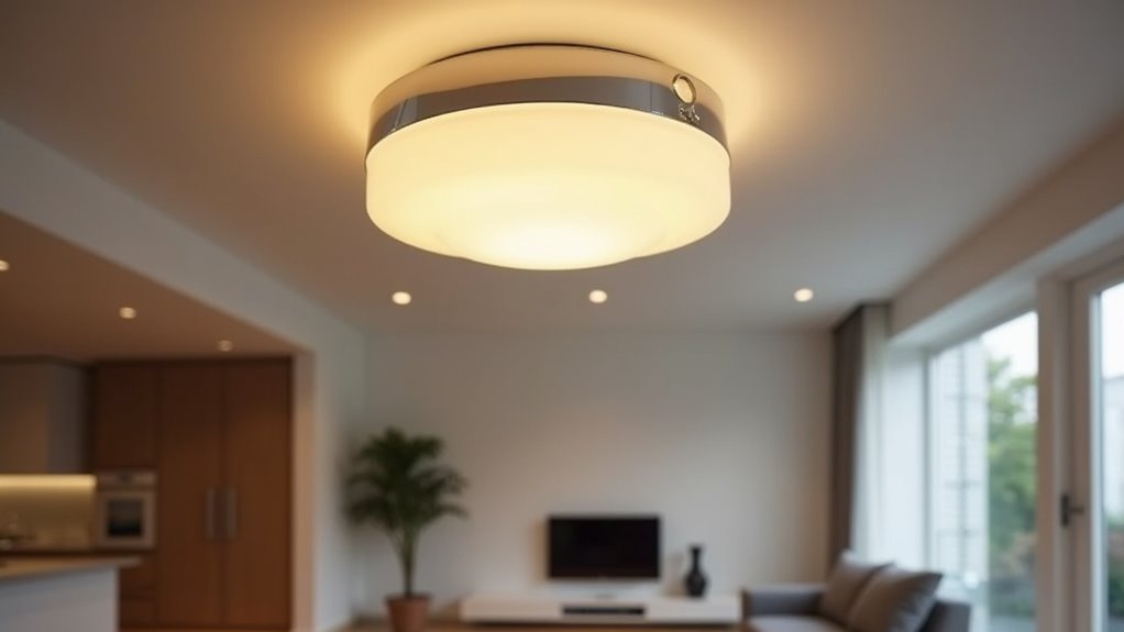 low ceiling flush mount