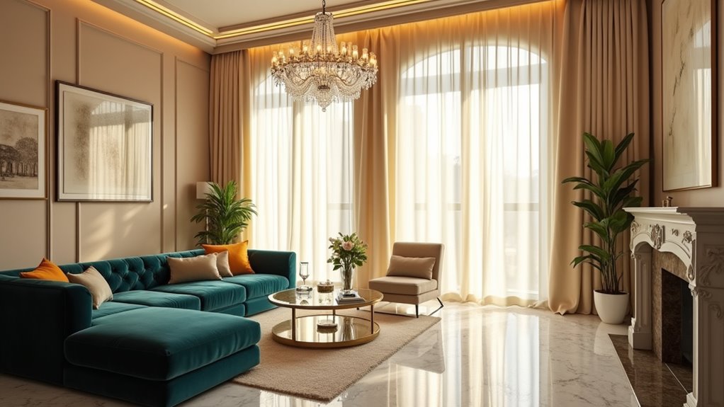 luxurious elegant sheen diffusion