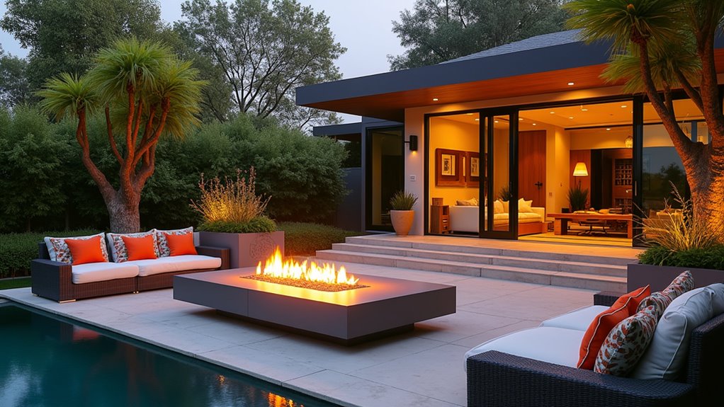 luxurious outdoor living amenities