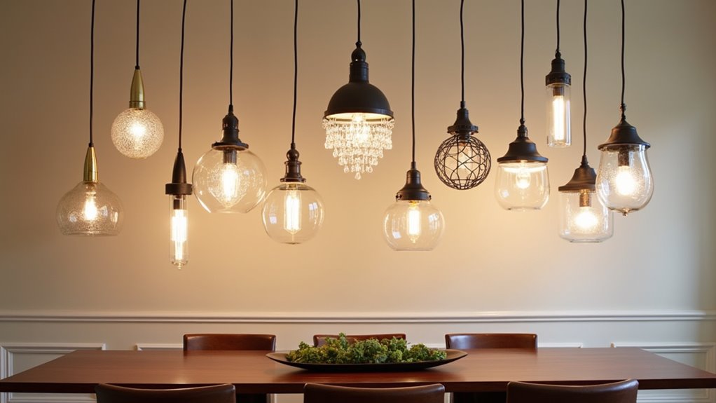 luxury three light statement fixtures