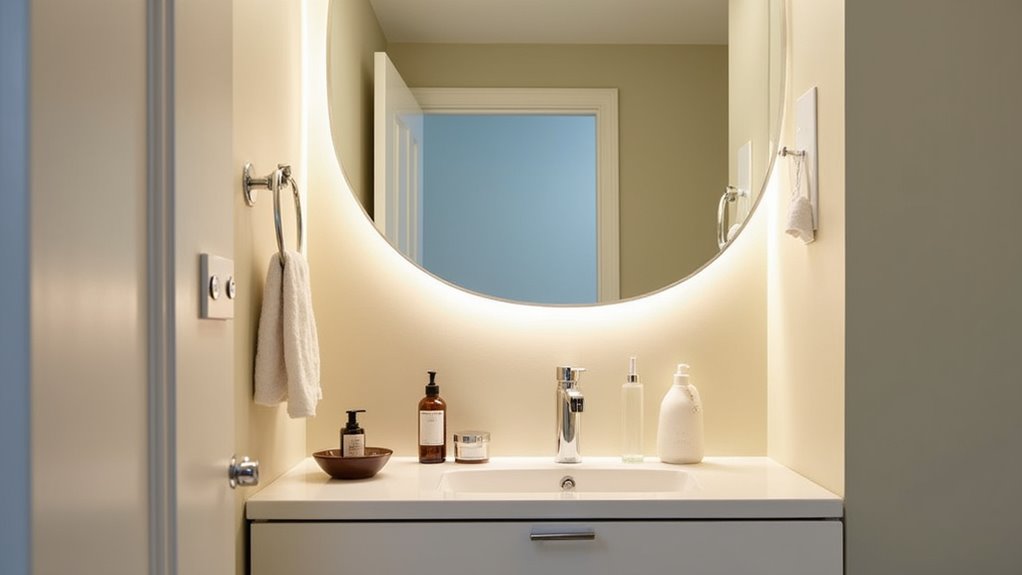 maximize small bathroom space